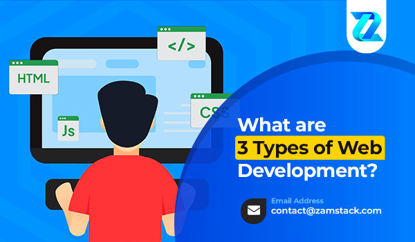What are 3 Types of Web Development?